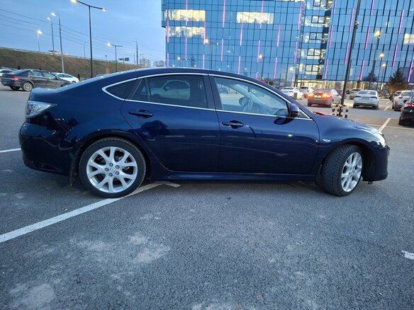 2008 Mazda 6 II (GH), синий, 1700000 рублей - вид 7