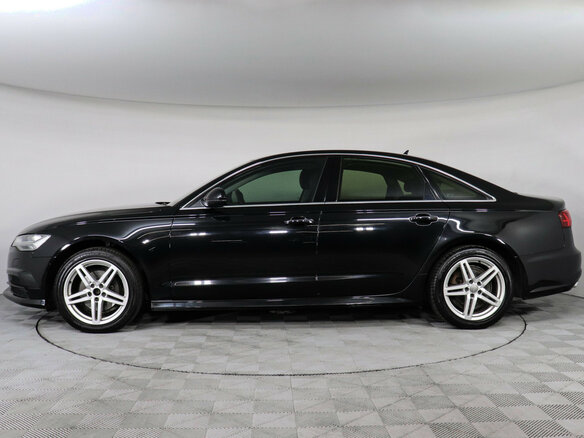 2017 Audi A6 IV (C7) Рестайлинг, чёрный - вид 7