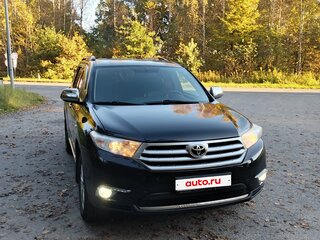 2012 Toyota Highlander II (XU40) Рестайлинг, чёрный, 1700000 рублей, вид 2