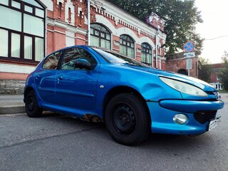2006 Peugeot 206, синий, 170000 рублей, вид 4