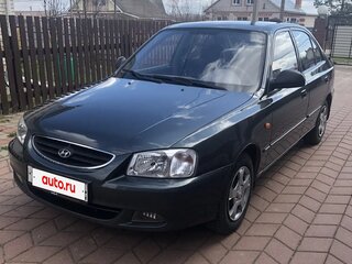 2008 Hyundai Accent ТагАЗ II, серый, 395000 рублей, вид 3