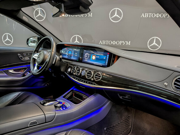 2019 Mercedes-Benz S-Класс 400 d VI (W222, C217) Рестайлинг, чёрный - вид 10