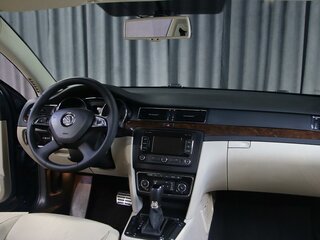 2014 Skoda Superb DSG II Рестайлинг, синий, 999000 рублей, вид 5