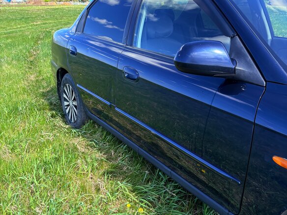 2008 Kia Spectra I Рестайлинг 2, синий - вид 6