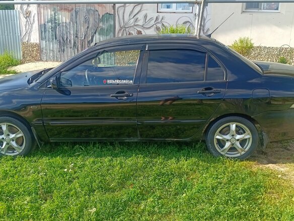 2007 Mitsubishi Lancer IX Рестайлинг, чёрный, 320000 рублей - вид 2