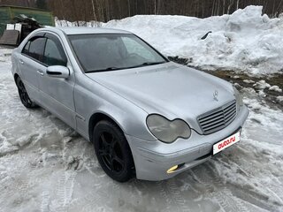 2000 Mercedes-Benz C-Класс 200 II (W203), серебристый, 400000 рублей, вид 1