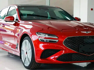 2025 Genesis G70 I Рестайлинг, красный, 4773000 рублей, вид 4