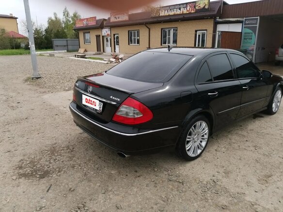 2008 Mercedes-Benz E-Класс 280 III (W211, S211) Рестайлинг, чёрный, 1200000 рублей - вид 6