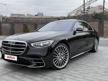 2022 Mercedes-Benz S-Класс 500 4MATIC VII (W223), чёрный, 14250000 рублей, вид 3