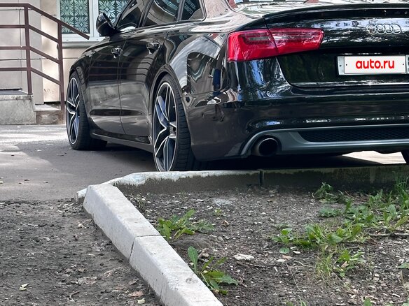 2013 Audi A6 IV (C7), чёрный, 2200000 рублей - вид 9