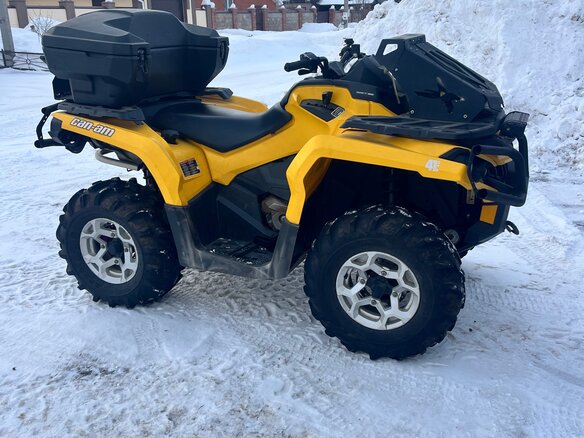 2012 BRP Can-Am Outlander 500, жёлтый, 690000 рублей - вид 4