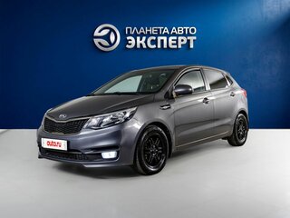 2016 Kia Rio III Рестайлинг, серый, 890000 рублей, вид 1