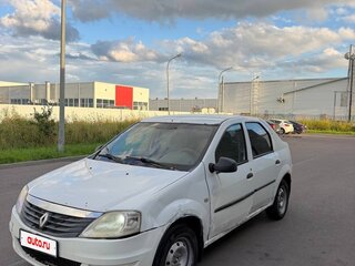 2011 Renault Logan I Рестайлинг, белый, 99990 рублей, вид 1