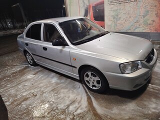 2006 Hyundai Accent ТагАЗ II, серый, 160000 рублей, вид 3