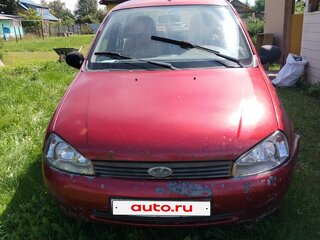 2006 Lada (ВАЗ) Kalina I, красный, 100000 рублей, вид 2