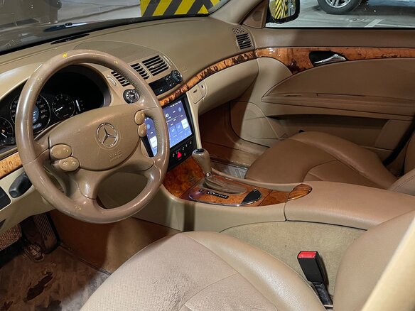 2007 Mercedes-Benz E-Класс 230 III (W211, S211) Рестайлинг, чёрный - вид 6