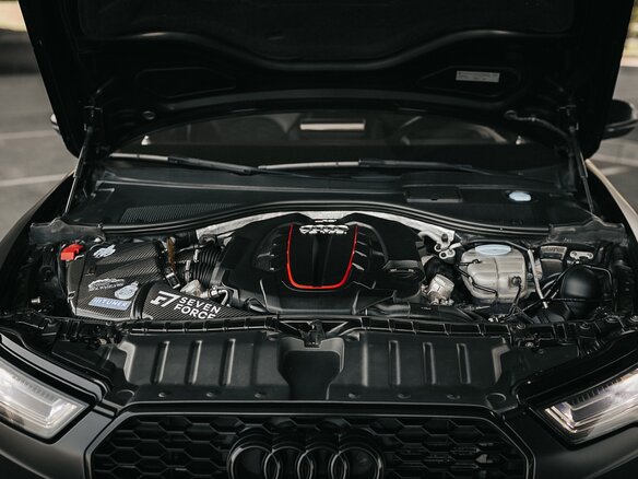 2017 Audi RS 6 performance III (C7) Рестайлинг, чёрный - вид 2