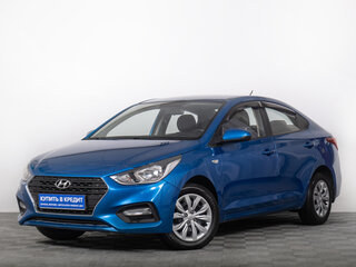 2019 Hyundai Solaris II, синий, 1359000 рублей, вид 2