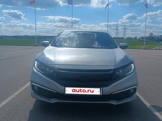 2020 Honda Civic X Рестайлинг, серебристый, 1520428 рублей, вид 1