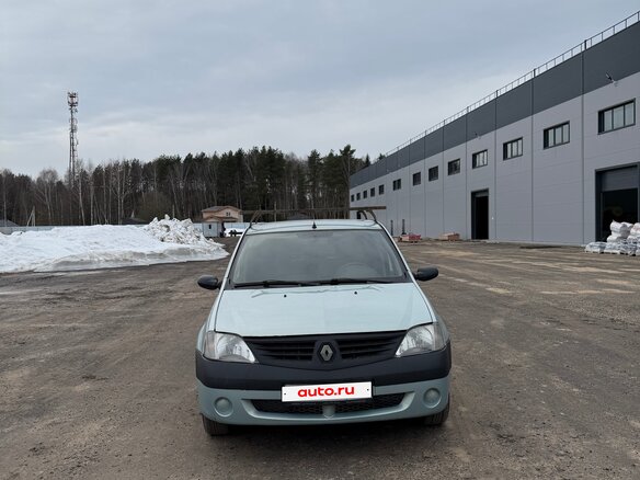 2007 Renault Logan I, зелёный, 320000 рублей - вид 1