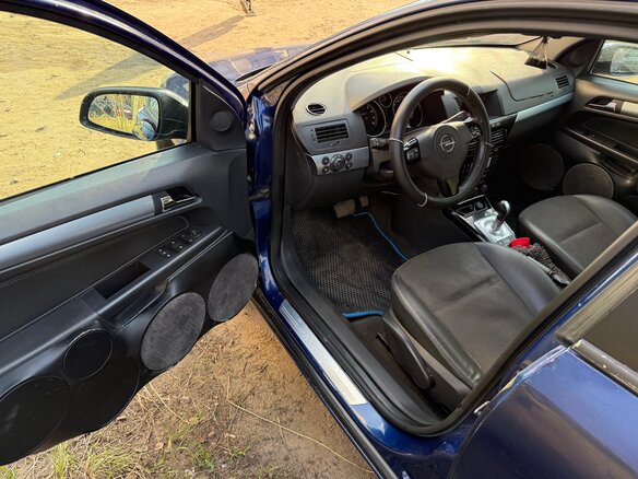 2008 Opel Astra H Рестайлинг, синий, 260000 рублей - вид 5