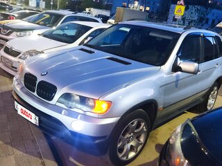 2002 BMW X5 4.4i I (E53), серебристый, 565000 рублей, вид 1
