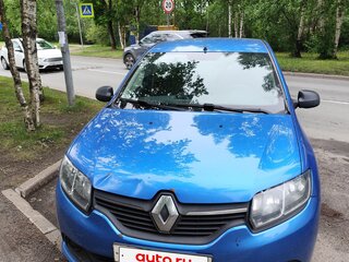 2016 Renault Logan II, синий, 530000 рублей, вид 1