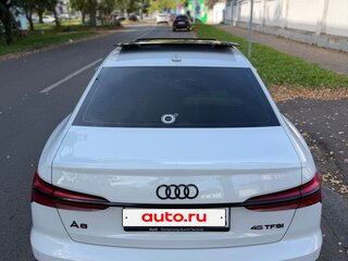 2021 Audi A6 45 TFSI V (C8), белый, 3690000 рублей, вид 4