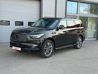 2019 Infiniti QX80 I Рестайлинг 2, чёрный, 5500000 рублей, вид 1