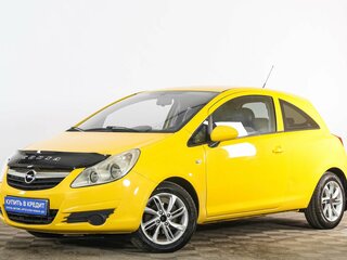 2008 Opel Corsa D, жёлтый, 499000 рублей, вид 3