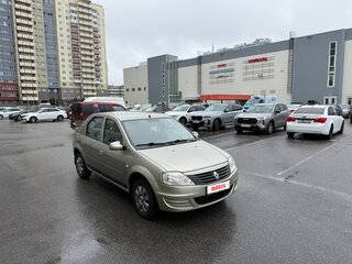2013 Renault Logan I Рестайлинг, бежевый, 330000 рублей, вид 3