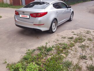 2014 Kia Optima III Рестайлинг, серебристый, 1370000 рублей, вид 3
