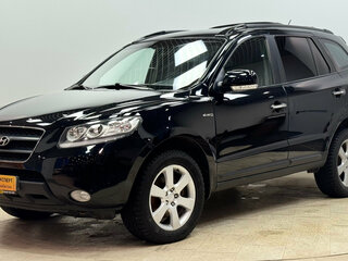 2008 Hyundai Santa Fe II, чёрный, 725000 рублей, вид 1