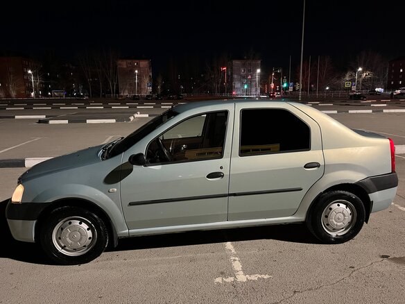 2006 Renault Logan I, зелёный, 320000 рублей - вид 5