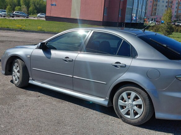 2003 Mazda Atenza I, серый, 575000 рублей - вид 7