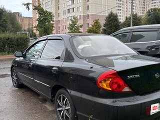 2008 Kia Spectra I Рестайлинг 2, чёрный, 350000 рублей, вид 4