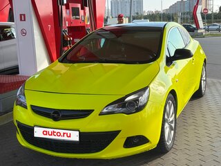2013 Opel Astra GTC J Рестайлинг, жёлтый, 1000000 рублей, вид 4