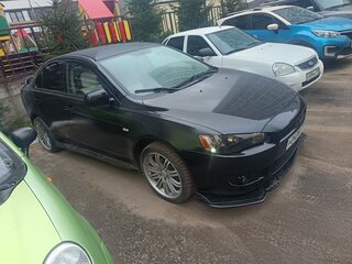 2007 Mitsubishi Lancer X, чёрный, 1000000 рублей, вид 2