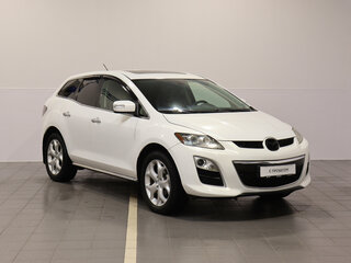 2010 Mazda CX-7 I Рестайлинг, белый, 999000 рублей, вид 4