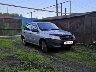 2013 Lada (ВАЗ) Granta I, серебристый, 340000 рублей, вид 3