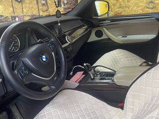 2012 BMW X6 35i I (E71) Рестайлинг, синий, 1800000 рублей, вид 4