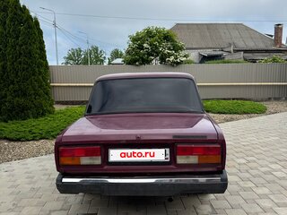 2001 Lada (ВАЗ) 2107, красный, 120000 рублей, вид 2