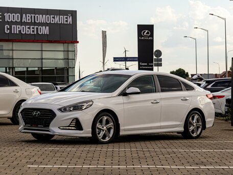 2017 Hyundai Sonata VII (LF) Рестайлинг, белый, 1475000 рублей, вид 1