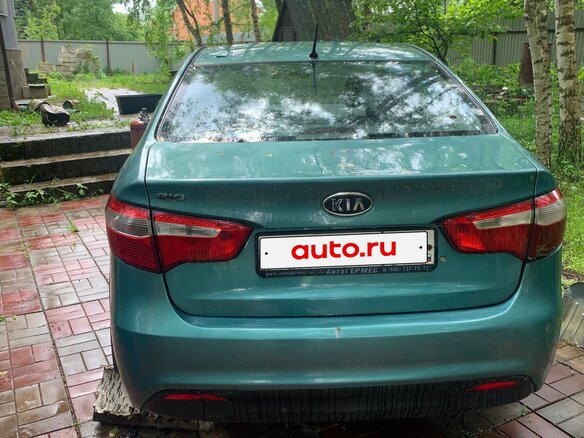 2012 Kia Rio III, зелёный, 375000 рублей - вид 1