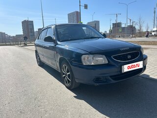 2007 Hyundai Accent ТагАЗ II, синий, 285000 рублей, вид 3