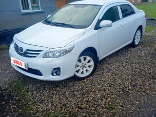 2010 Toyota Corolla X (E140, E150) Рестайлинг, белый, 1000000 рублей, вид 2