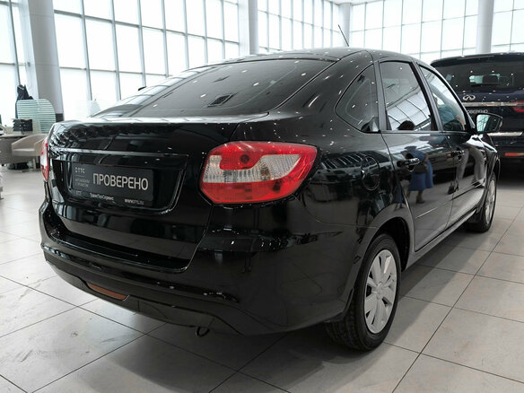2023 Lada (ВАЗ) Granta I Рестайлинг, чёрный - вид 5