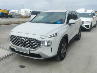 2021 Hyundai Santa Fe IV Рестайлинг, белый, 3400000 рублей, вид 4