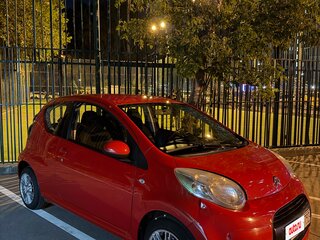 2010 Citroen C1 I Рестайлинг, красный, 375000 рублей, вид 2