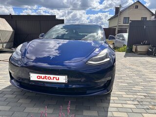2018 Tesla Model 3 Long Range I, синий, 2890000 рублей, вид 3